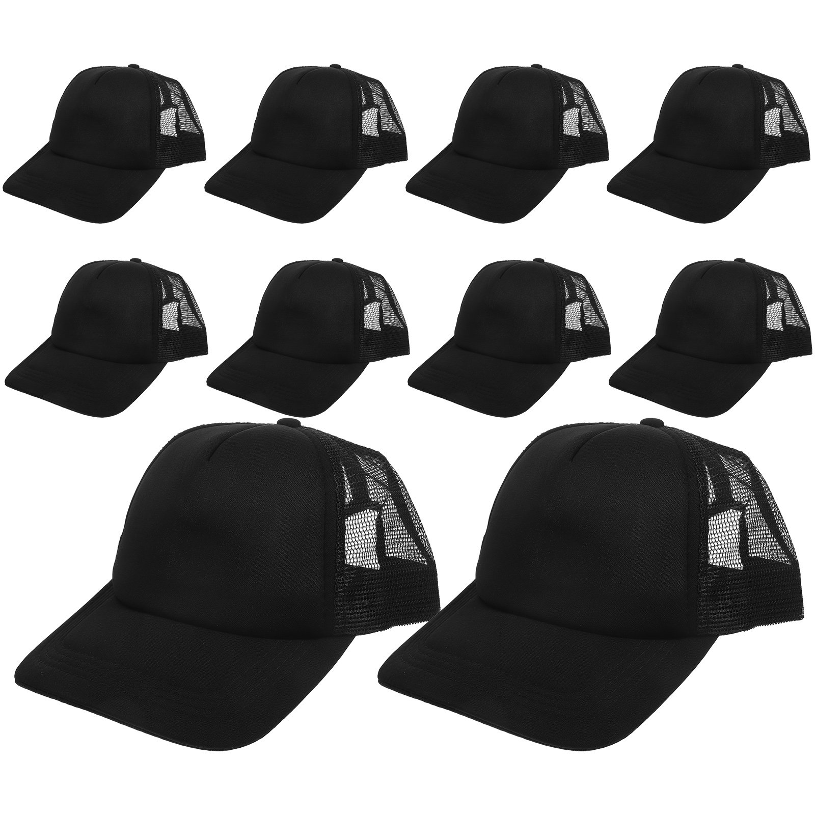 Hat Sublimation Blank - 10 Gorras de Béisbol de Malla
