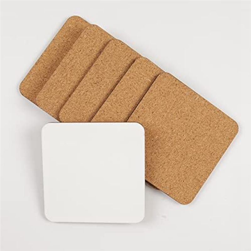 Coaster Sublimation Blank - BHBL 12 piezas de posavasos cuadrados