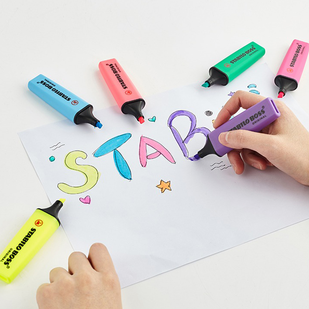 Stabilo Marker Boss - Resaltador Stabilo alemán, 70 BOSS, marcadores