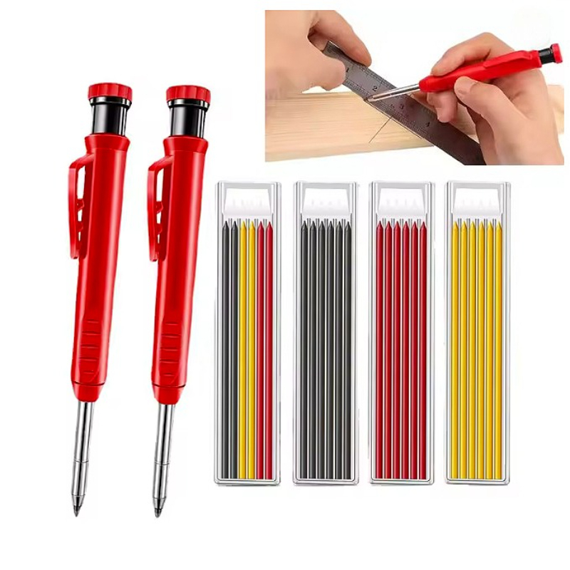 Staedtler Pencil Lumocolor - Juego de lápices de carpintero sólidos,