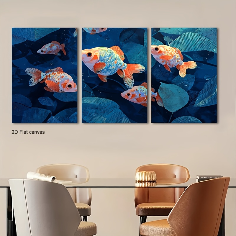 Canvas Wrap Ready - Lienzo sin Marco, 3 Piezas, Arte