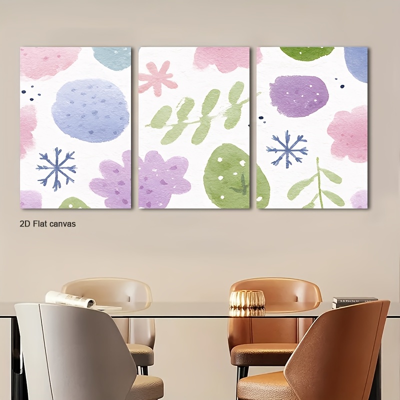 Canvas Wrap Ready - Lienzo sin Marco, 3 Piezas, Arte