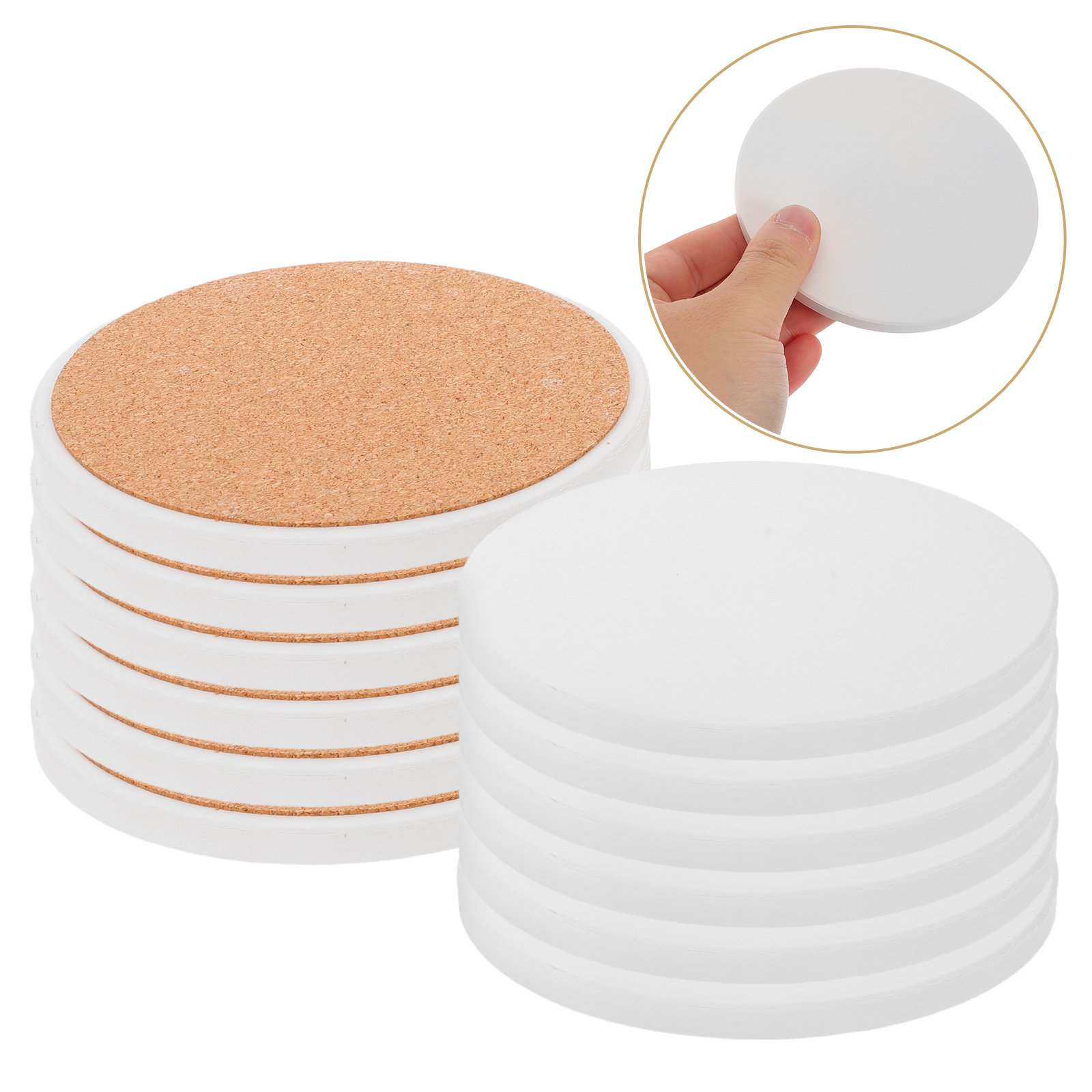 12 Posavasos Sublimables Blanc - Coaster Sublimation Blank reseña y precio