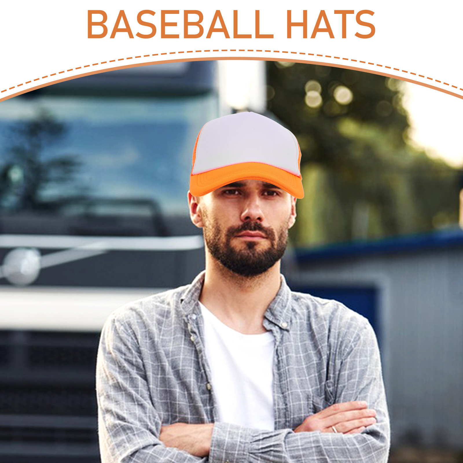 10 Gorras de Béisbol de Malla  - Hat Sublimation Blank reseña y precio