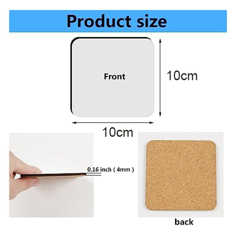 BHBL 12 piezas de posavasos cu - Coaster Sublimation Blank reseña y precio