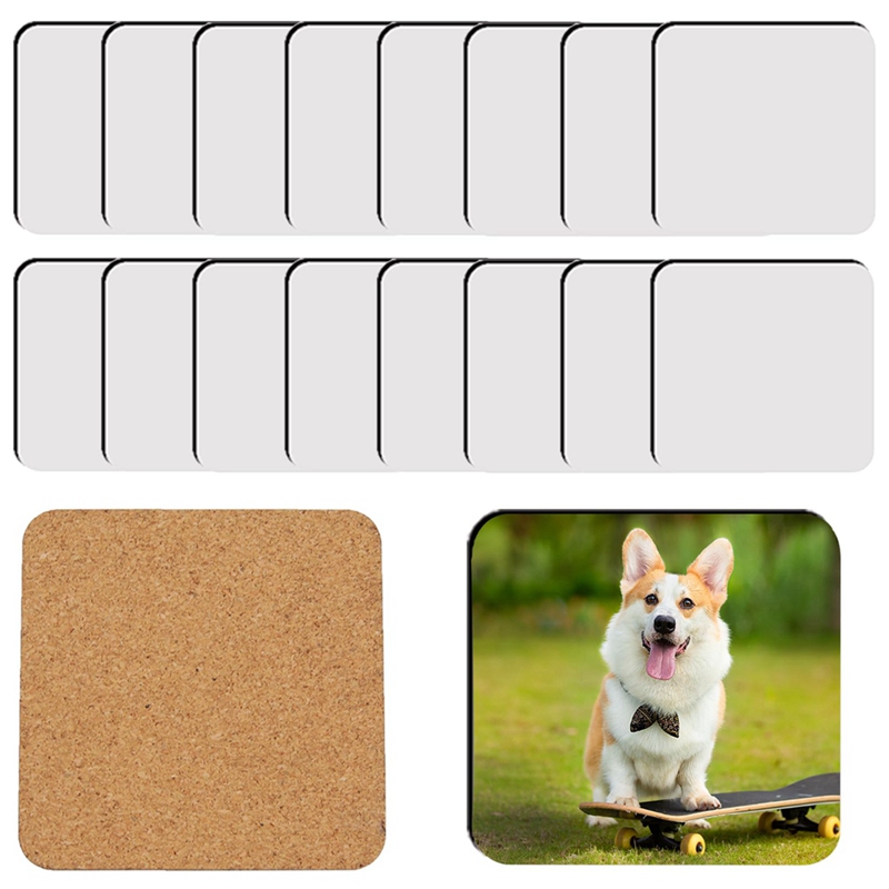 18 Posavasos Cuadrados para Su - Coaster Sublimation Blank reseña y precio