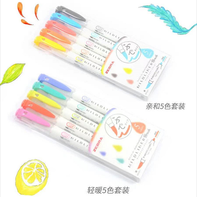 ZEBRA-Juego de rotuladores Mil - Zebra Pen Mildliner reseña y precio
