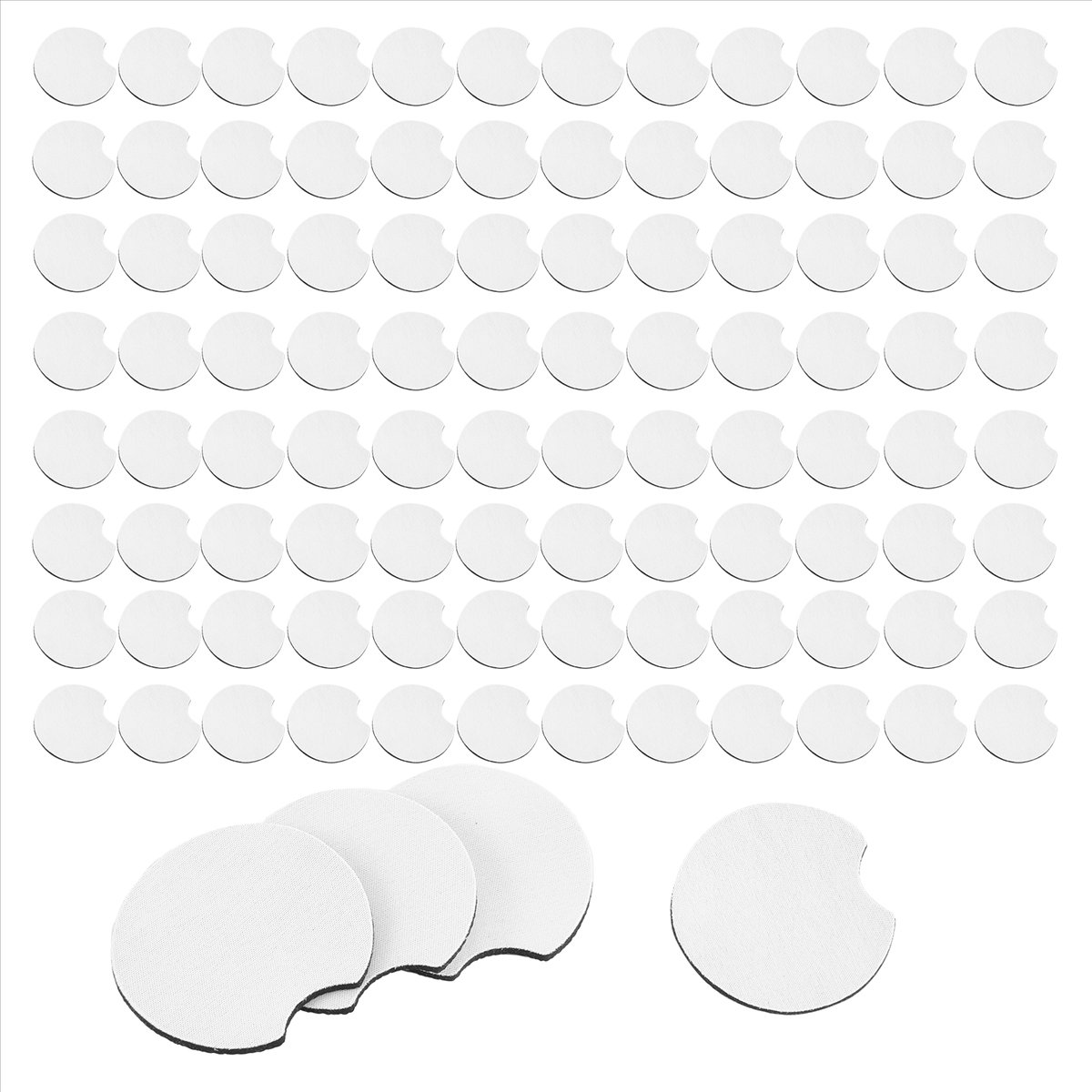 AA83 100 piezas de posavasos d - Coaster Sublimation Blank reseña y precio