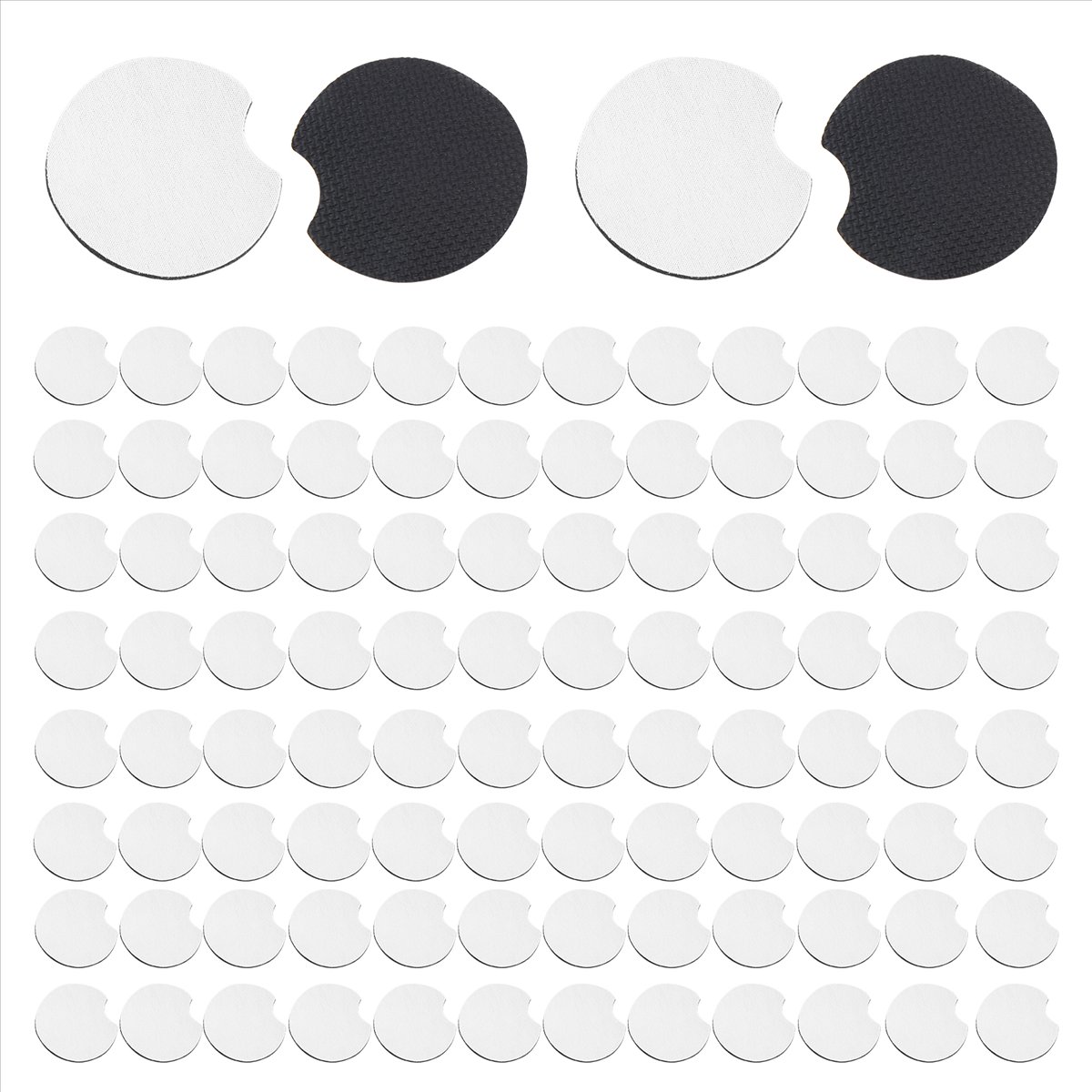 AA83 100 piezas de posavasos d - Coaster Sublimation Blank reseña y precio