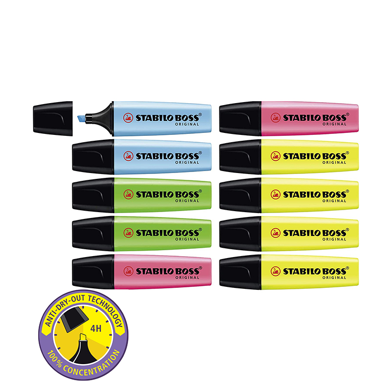 STABILO Highlighter BOSS ORIGI - Stabilo Marker Boss reseña y precio